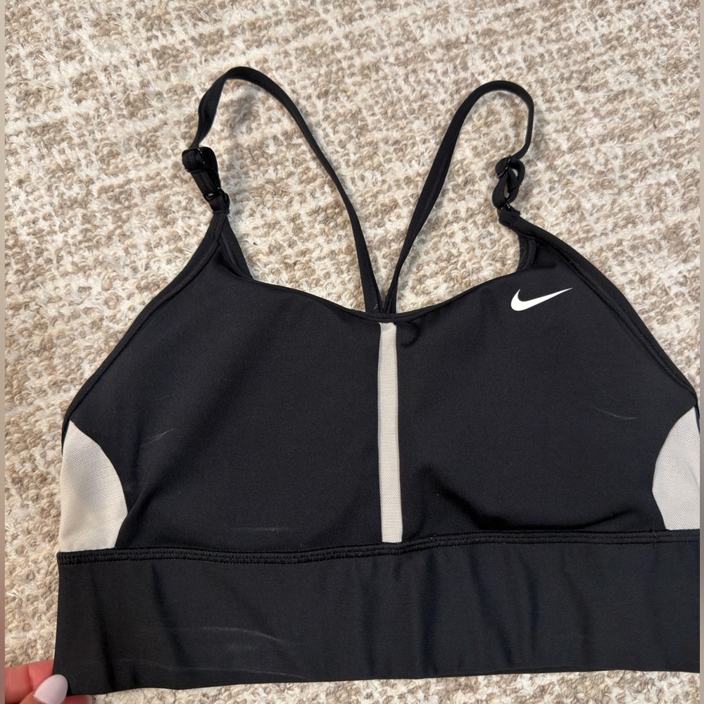 Nike Black and white Sports Bra